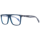 Yohji Yamamoto Blaue Kunststoffbrille (Gestell)