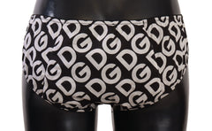 Dolce & Gabbana Slip Bottom Unterwäsche mit mehrfarbigem DG-Logo-Print