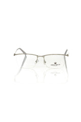 Frankie Morello Silbermetallic Herrenbrille