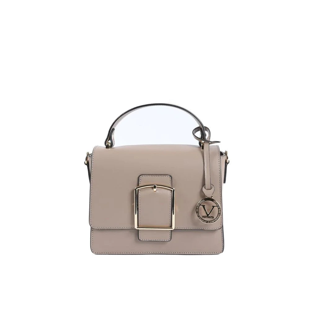 19V69 Italia Beige Leather Crossbody Bag
