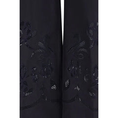 Forte_Forte Blue Cotton Casual Pants - 0/XS