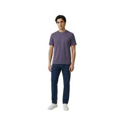 Lyle & Scott Purple Cotton T-Shirt