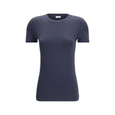Brunello Cucinelli Blue Cotton T-Shirt