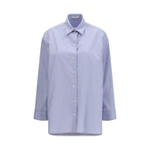The Row Blue Cotton Pattern Shirt - 2