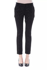 Pantalon BYBLOS en marabout noir pour femme
