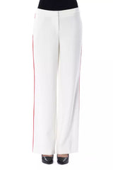 Pantalon BYBLOS blanc en polyester pour femme