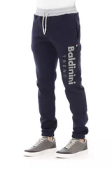 Baldinini Trend Blaue Baumwoll-Herren-Sporthose