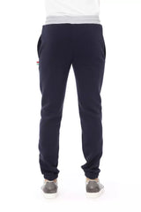 Baldinini Trend Blaue Baumwoll-Herren-Sporthose