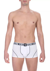 Bikkembergs Lot de boxers homme en coton blanc