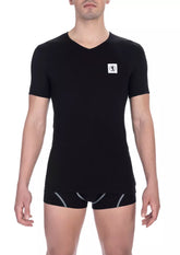T-shirt homme Bikkembergs en coton noir
