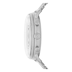 Orologio Cronografo da Uomo in Acciaio Argentato Emporio Armani Elegante