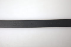 Dolce & Gabbana Bordeaux Ledergürtel mit silberner Metallschnalle