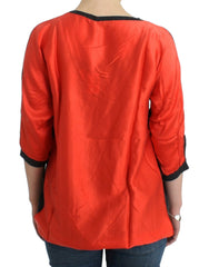 Pull à manches courtes gris Costume National