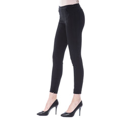 BYBLOS Schwarze Polyester-Damen-Skinny-Hose