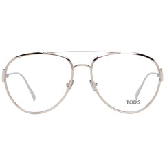 Monture de lunettes Tod's dorée pour femme