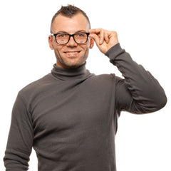 BMW Herren-Brillenbrille in Schwarz