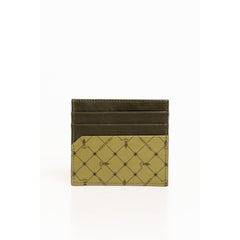 Portefeuille homme Trussardi en cuir vert