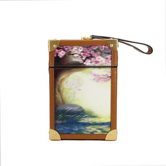 Kate Spade Disney Bambi 3D Koffer bedruckte PVC-Clutch mit Henkel