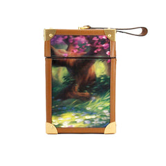 Kate Spade Disney Bambi 3D Koffer bedruckte PVC-Clutch mit Henkel