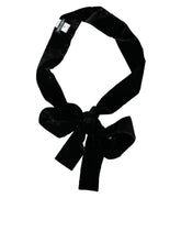 Ceinture Dolce & Gabbana noire en viscose, taille large, pour femme