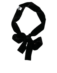 Ceinture Dolce & Gabbana noire en viscose, taille large, pour femme