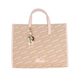 Sac bandoulière femme Plein Sport rose en polyamide