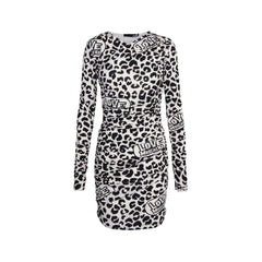 Robe femme blanche en viscose Love Moschino