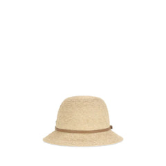 Helen Kaminski Beige Raffia Hat - UNI