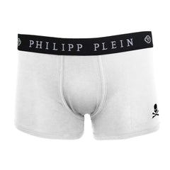 Philipp Plein Weiße Baumwoll-Boxershorts für Herren