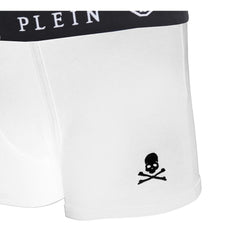 Philipp Plein Weiße Baumwoll-Boxershorts für Herren