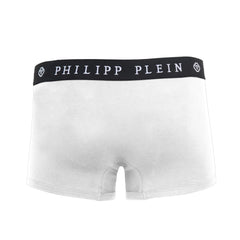 Philipp Plein Weiße Baumwoll-Boxershorts für Herren
