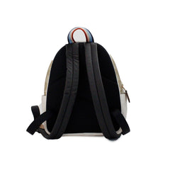 COACH Mini Court Signature Birnenmotiv Schulterrucksack Schultasche Chalk Taffy