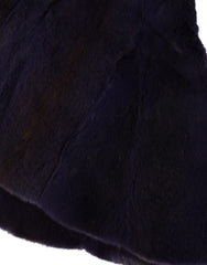 Bonnet Dolce & Gabbana en fourrure de belette noire.