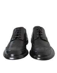 Dolce & Gabbana Schwarze Oxford-Schuhe aus Leder für Herren, elegant und formell
