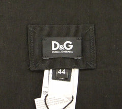 Ceinture de smoking en soie noire pour femme Dolce & Gabbana