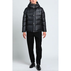 Veste homme Aquascutum en polyester noir avec capuche amovible