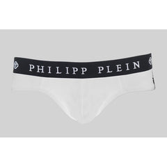 Philipp Plein Weiße Baumwoll-Boxershorts für Herren