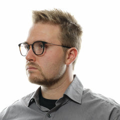 Monture de lunettes pour homme noir de la police