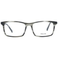 Monture de lunettes grises pour homme, style policier