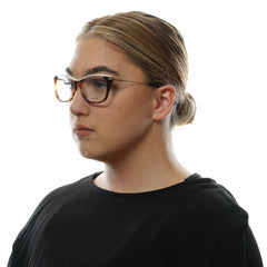 Monture de lunettes de police marron pour femmes
