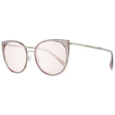 Karen Millen Occhiali da Sole Donna Rosa Modello Gatto con Lenti Specchiate