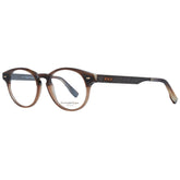 Ermenegildo Zegna Brown Men Glasses Frame