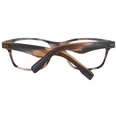 Ermenegildo Zegna Brown Men Glasses Frame