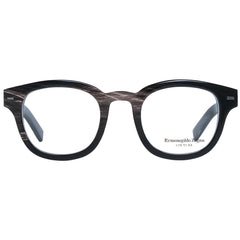 Ermenegildo Zegna Black Men Glasses Frame