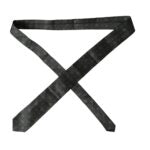 Dolce & Gabbana Dunkelgraue Herrenkrawatte aus 100 % Seide, Modell Fantasy, verstellbar