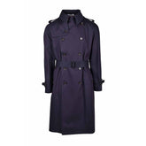 Trench-coat homme en coton bleu Aquascutum
