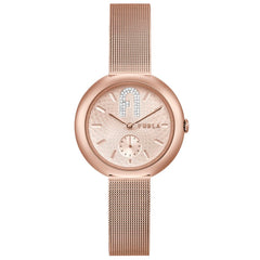Montre Furla multicolore en acier inoxydable