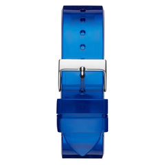 Montre Guess en résine bleue