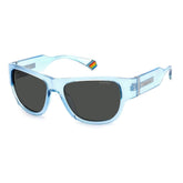 Polaroid Sonnenbrille aus blauem Polycarbonat