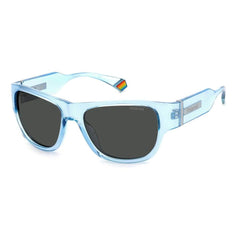 Polaroid Sonnenbrille aus blauem Polycarbonat